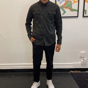 Levi’s Charcoal Button Up